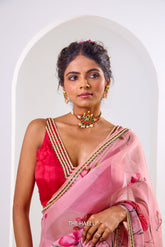 Nora Red Silk Blouse